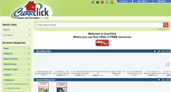 Desktop Screenshot of currclick.com